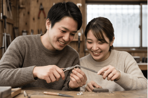 Vintage Ring-Making Workshop in Shinjuku