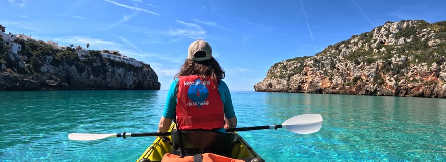 Cala en Porter : Excursion en kayak dans les grottes de Minorque et photos GoPro