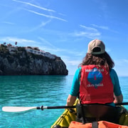 Cala en Porter: Menorca Höhlen Kajaktour & GoPro Fotos
