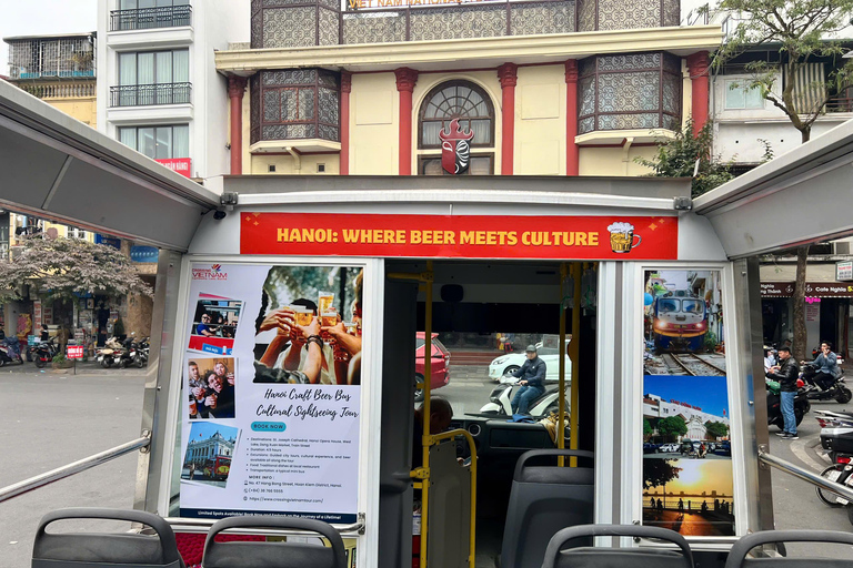 Hanoi: Tour della birra in mini pullman speciale