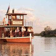 Longreach: Sunset Paddlewheeler Cruise, Show and Dinner