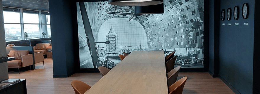 Rotterdam : accès au salon Prima Vista de l'aéroport de Rotterdam
