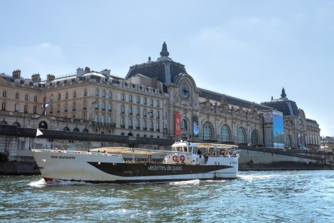 Paris : croisière sur la Seine, boissons et en-cas en optionOption champagne
