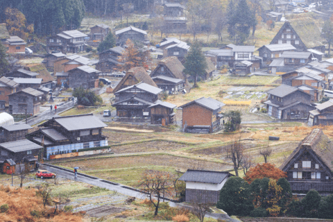 Autocarro de ida: Takayama para Osaka via Shirakawa-go, Kanazawa