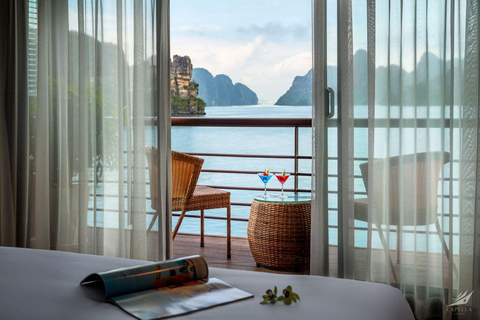 Private Balcony & Bathtub | Ha Long – Lan Ha 2-Day Cruise