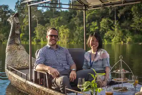 Angkor Bike tour & Gondola Sunset Boat w/ Drinks & Snack