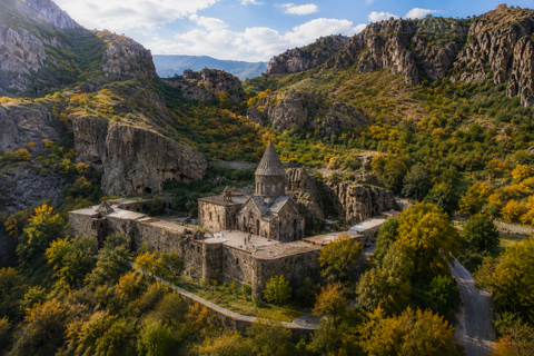 Garni Geghard, Symphony, Charents Arch & Lavash Baking Private Minivan Without Guide (5 Passangers)