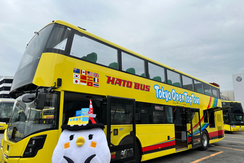 Tokyo: 60min Panoramic Open Top Bus Tour with Audio Guide