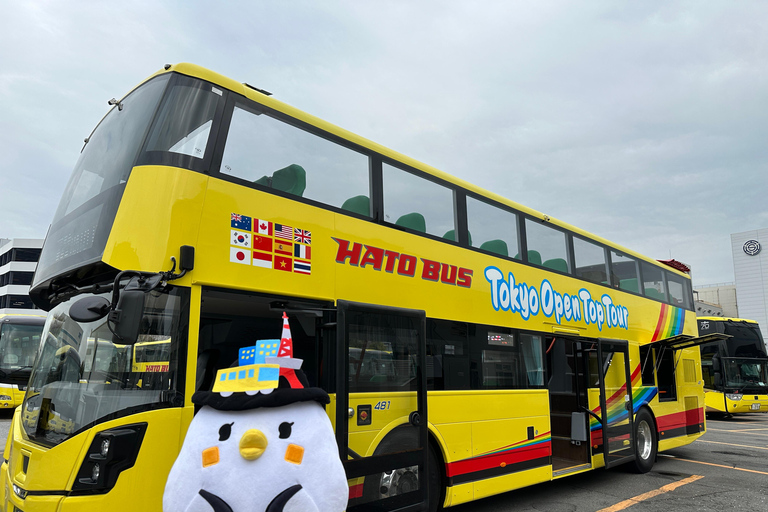 Tokyo: 60min Panoramic Open Top Bus Tour with Audio Guide