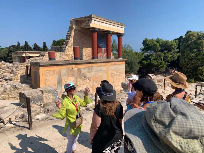 Candia: tour a piedi guidato del Palazzo di Cnosso con ingresso prioritario