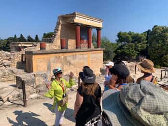 Knossos: tour guiado a pie con entrada prioritaria al Palacio de Knossos