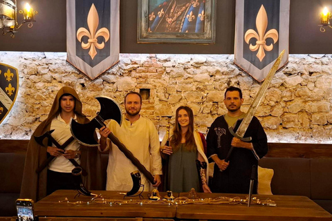 Mostar: Cena Medieval de 3 platos con Bebidas Ilimitadas