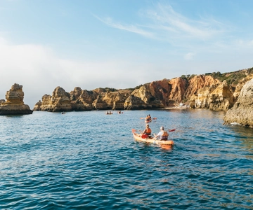From Lagos: Kayaking and Boat Cave Explorer Tour