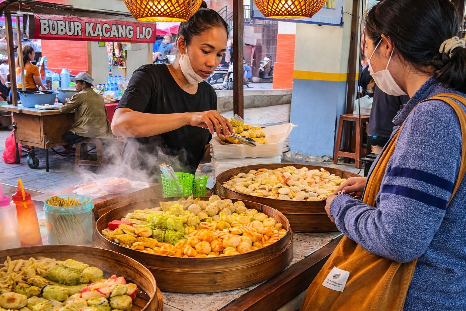 Bali: Denpasar-Nachtmarkt & lokale Warung-Foodtour