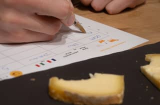 Blindverkostung von 6 Käsesorten aus der Region Nizza