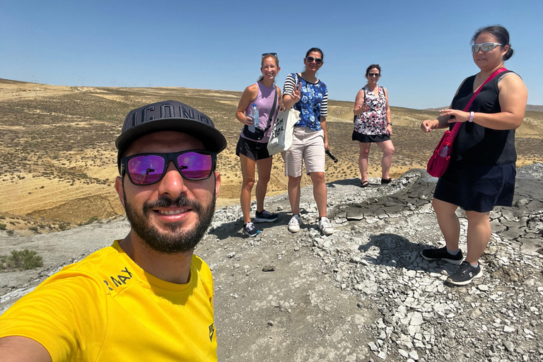 From Baku: Gobustan UNESCO Site & Mud Volcanoes Day Trip GROUP Gobustan & Mud Volcanoes