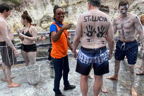 St. Lucia: Drive-in Vulkaan, Waterval en Tuin Dagtrip