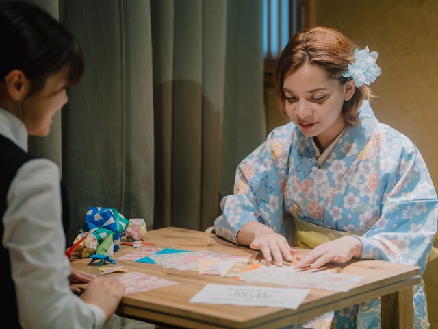 Origami Made Easy. Paper Art Workshop near Kiyomizu Temple