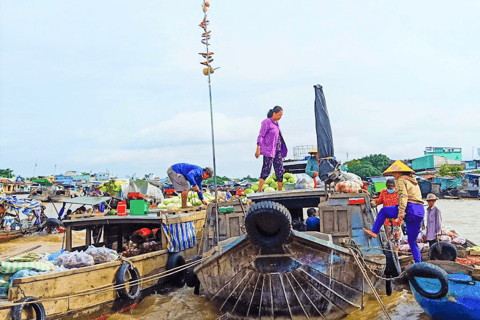 Tour de 1 dia pelo Mekong Can Tho - Mercado flutuante e túneis de Cu Chi[Preço da excursão em grupo] A partir de 5 pessoas, o custo é de 80 dólares por pessoa