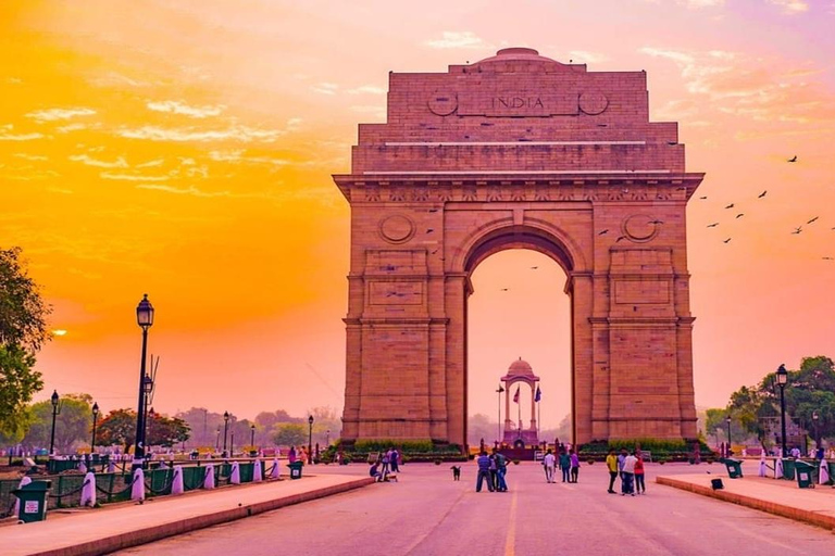 From Delhi: Heritage & Culture Tour with Tuk-Tuk Ride Old & New Delhi Tour With Car & Guide Only