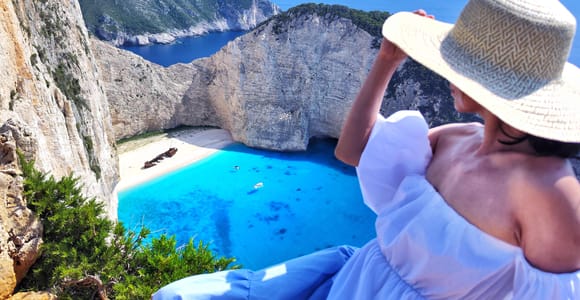 Zakynthos: Shipwreck & Blue Caves Tour for Up to 10 Guests
