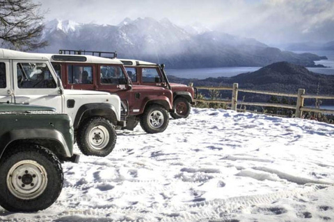 Bariloche: Snow at the Enchanted Extreme Refuge, Sled, Fondue, and 4x4 Extreme Enchanted Refuge (AM) with ski bunda, (CHEESE) fondue, and 4x4