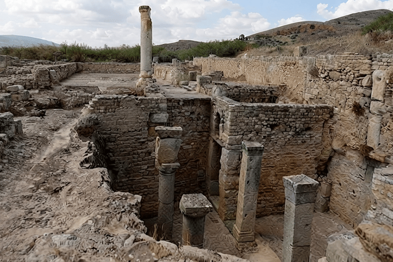 Tunis/Hammamet: Testour, Dougga, Bulla Regia, Beja with Lunch Included Driver only (without live guide or meals)