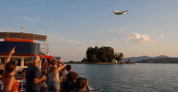 Corfu: Sunset Boat Cruise