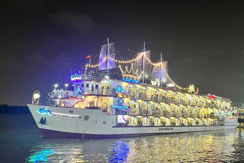 Saigon River: Dinner Cruise with City Lights & Live Music Dinner Cruise Ticket (No Transfer)