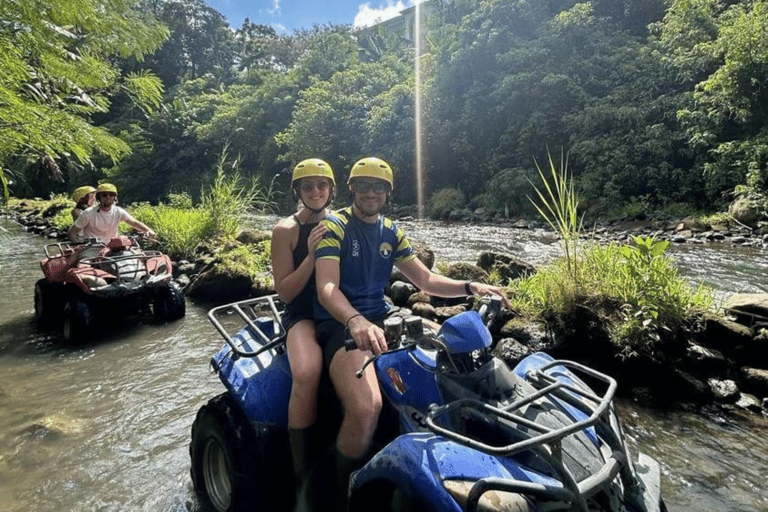 Bali: Beji River Adventure ATV Adventure with Private Tracks 1 ATV for 2 People