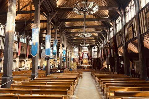 Private Full-Day Tour: Honfleur Old Harbor & Etretat Cliffs