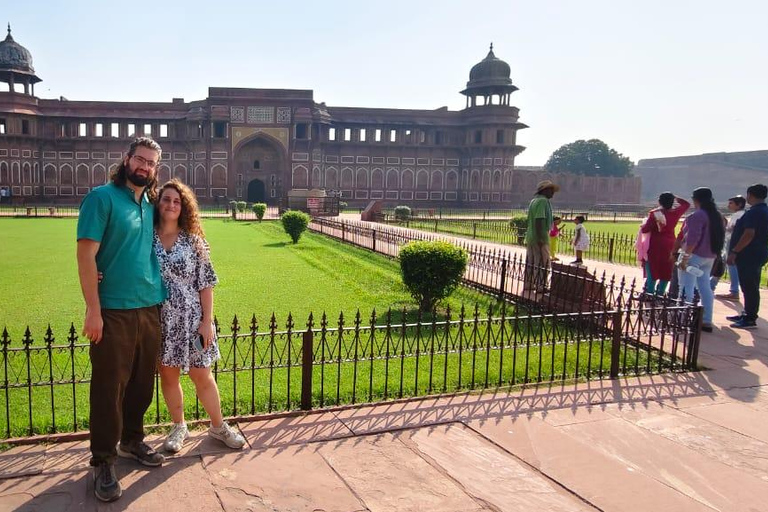 Taj Mahal Sunrise & Agra Tour By Car From Delhi with 5* Meal From Delhi: Tour with Car, Driver, Guide and Entry Tickets