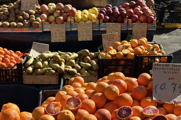 Historic market tour and cooking class in the heart of Catania