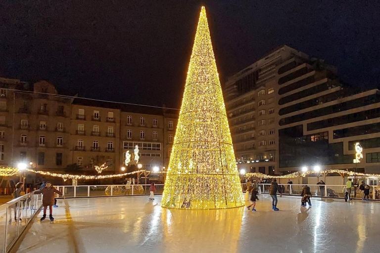 Tour to vigo christmas lights plus pontevedra including boat Excursión luces navideñas de Vigo con visita a Pontevedra