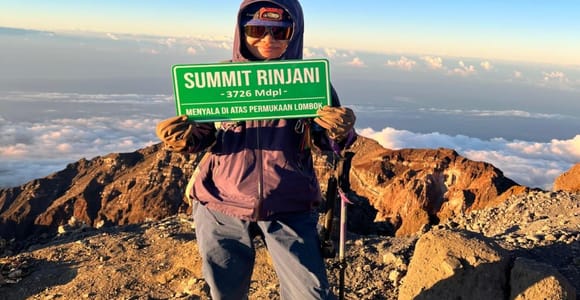 From Lombok: 3-Day Mount Rinjani Trek with Lake & Hot Spring