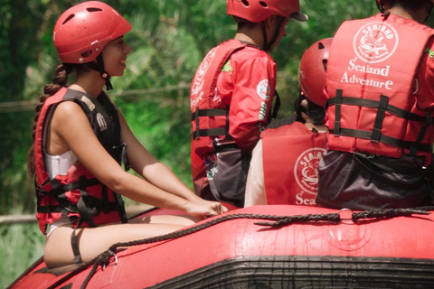 From Khao Lak: ATV & Rafting with Waterfall and Temple Visit From Khao Lak: Rafting 9 km. + ATV + Waterfall + Temple