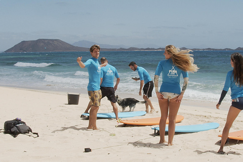 Corralejo, Fuerteventura : Cours de surf