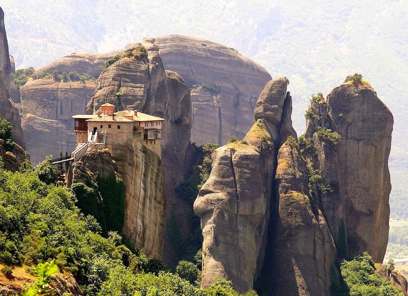 Fra Kalambaka eller Kastraki: Middagstur til Meteora