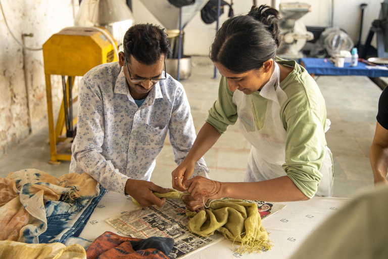 Jaipur: Natürliches Färben, Blockdruck, Tie &amp; Dye Workshop