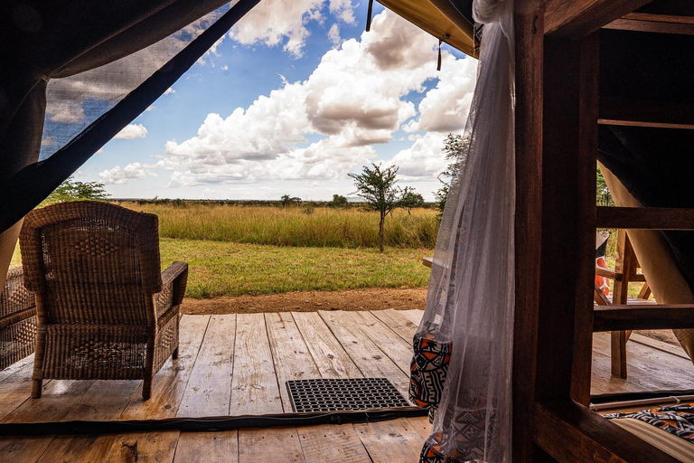 From Zanzibar: 2-Day Serengeti Park Safari Tour with Flights