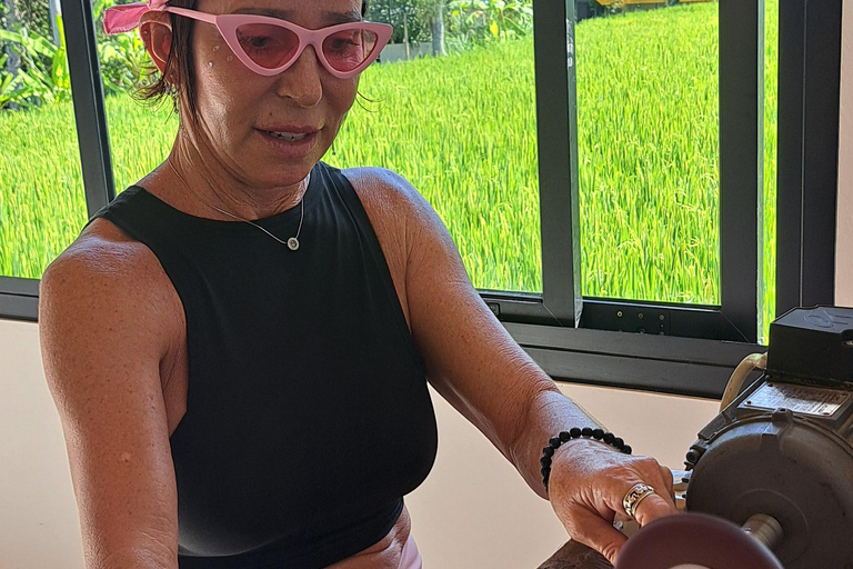 Ubud: Silver Jewelry-Making Workshop with Rice Field View