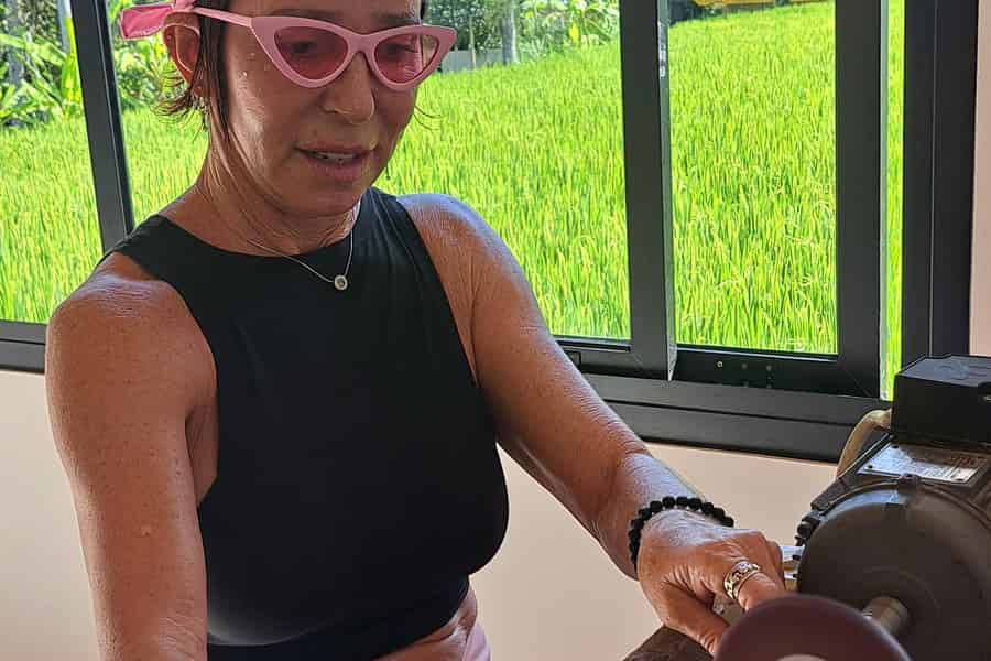 Ubud: Silberschmuck-Workshop mit Blick auf die Reisfelder. Foto: GetYourGuide