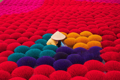 Hanoi: Incense Village, Hat or Lacquer Village "SMALL GROUP" PRIVATE: 4 Villages: INCENSE + HAT + LACQUER + VOTIVE PAPER