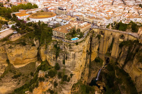 Excursion privée d&#039;une journée à Ronda depuis SévilleGibraltar : Visite privée avec la grotte de Saint-Michel et les singes