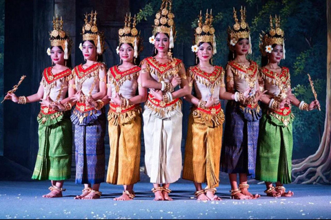 Siem Reap: Apsara Show Buffet Dinner & A/C Vehicle Transfer