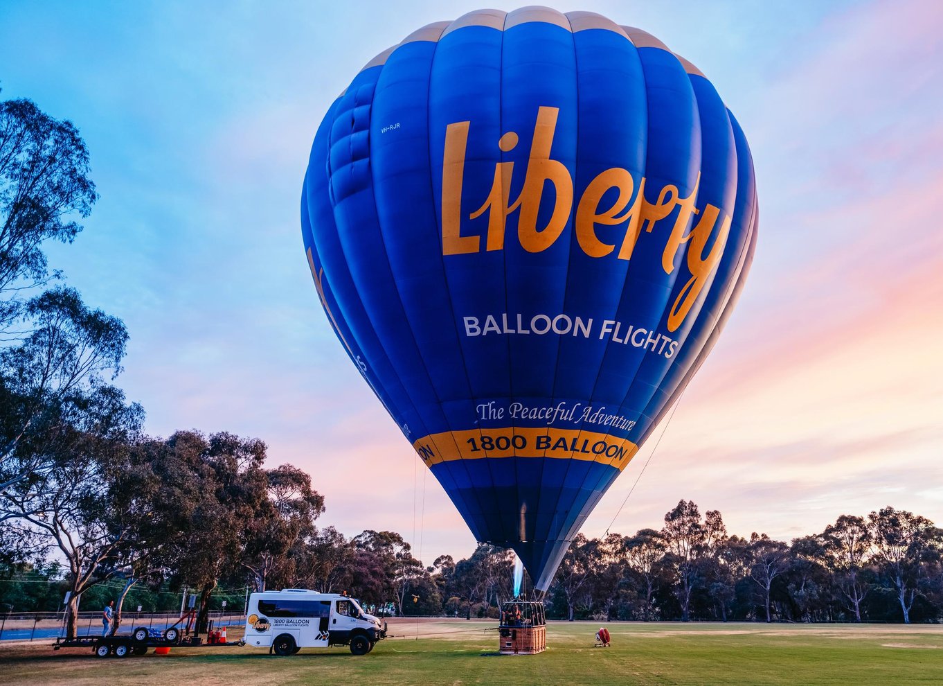 Melbourne: Ballonflyvning ved solopgang