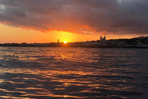 Terceira Island : Sunset Boat excursion with local drink Sunset by Boat in Terceira Island