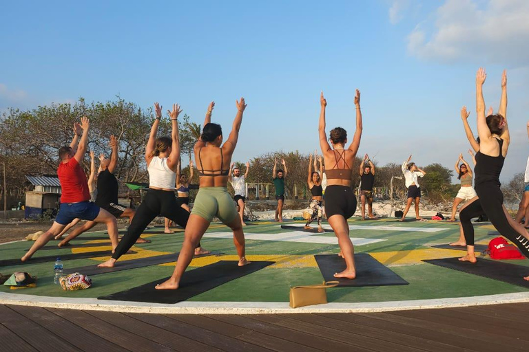 Gili Trawangan : Sup Yoga coucher et lever de soleilFlux du matin