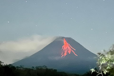 Prambanan Sunset and Merapi Lava Night Tour with Pickup