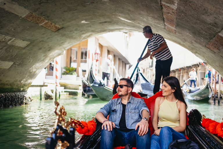 Venice: Grand Canal Gondola Ride with App CommentaryRandom Seating: Shared Gondola Ride (30 min. on gondola)